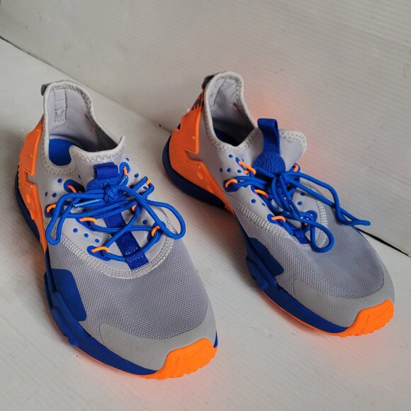 Nike Air Huarache Men’s SZ 8 AH7334-005 Drift Gray Royal Orange Sneaker Shoe EUC main image 9
